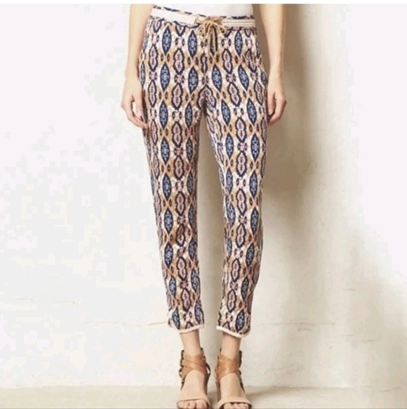 Pilcro & The Letterpress Paz Ikat Printed Jogger Pant Size 32 - Picture 2 of 14